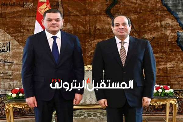 الرئيس السيسي يستقبل رئيس الحكومة الليبية الجديدة