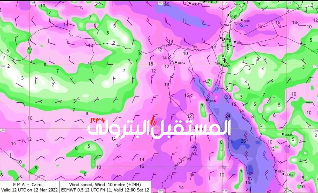 الأرصاد الجوية تحذر أجواء باردة علي كافة الأنحاء لمدة أسبوع قادم