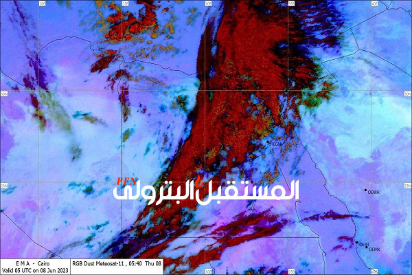 الأرصاد: غطاء سحابى كثيف على كافة الانحاء ورياح مثيرة للرمال والاتربة